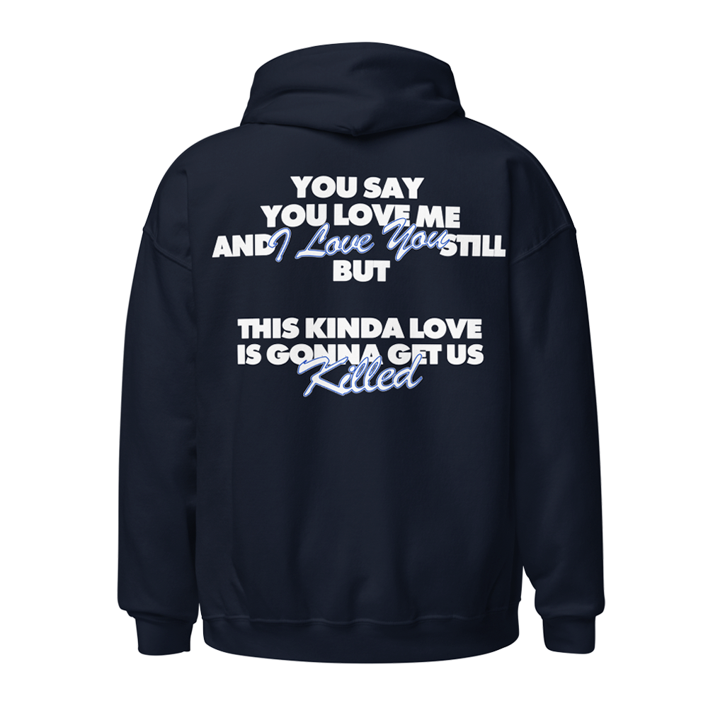 Remember When Navy Blue Lyric Hoodie