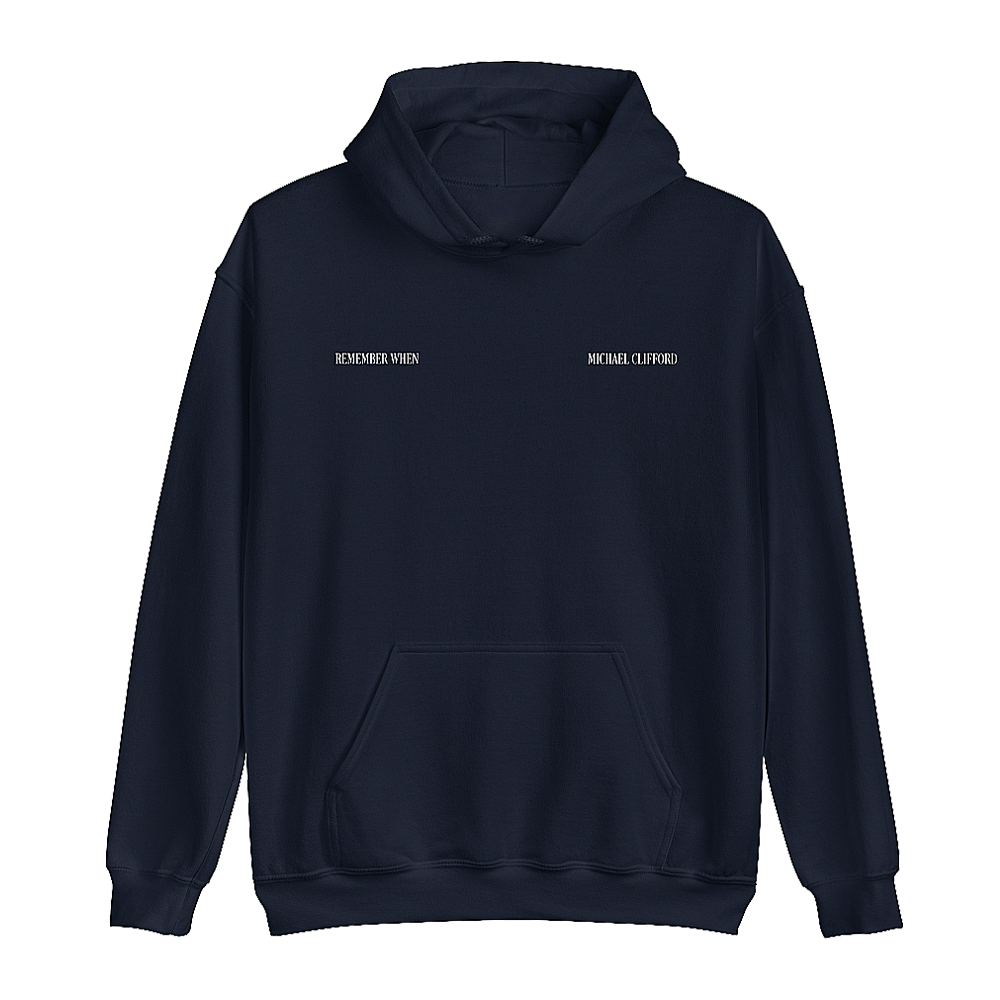 Remember When Navy Blue Lyric Hoodie