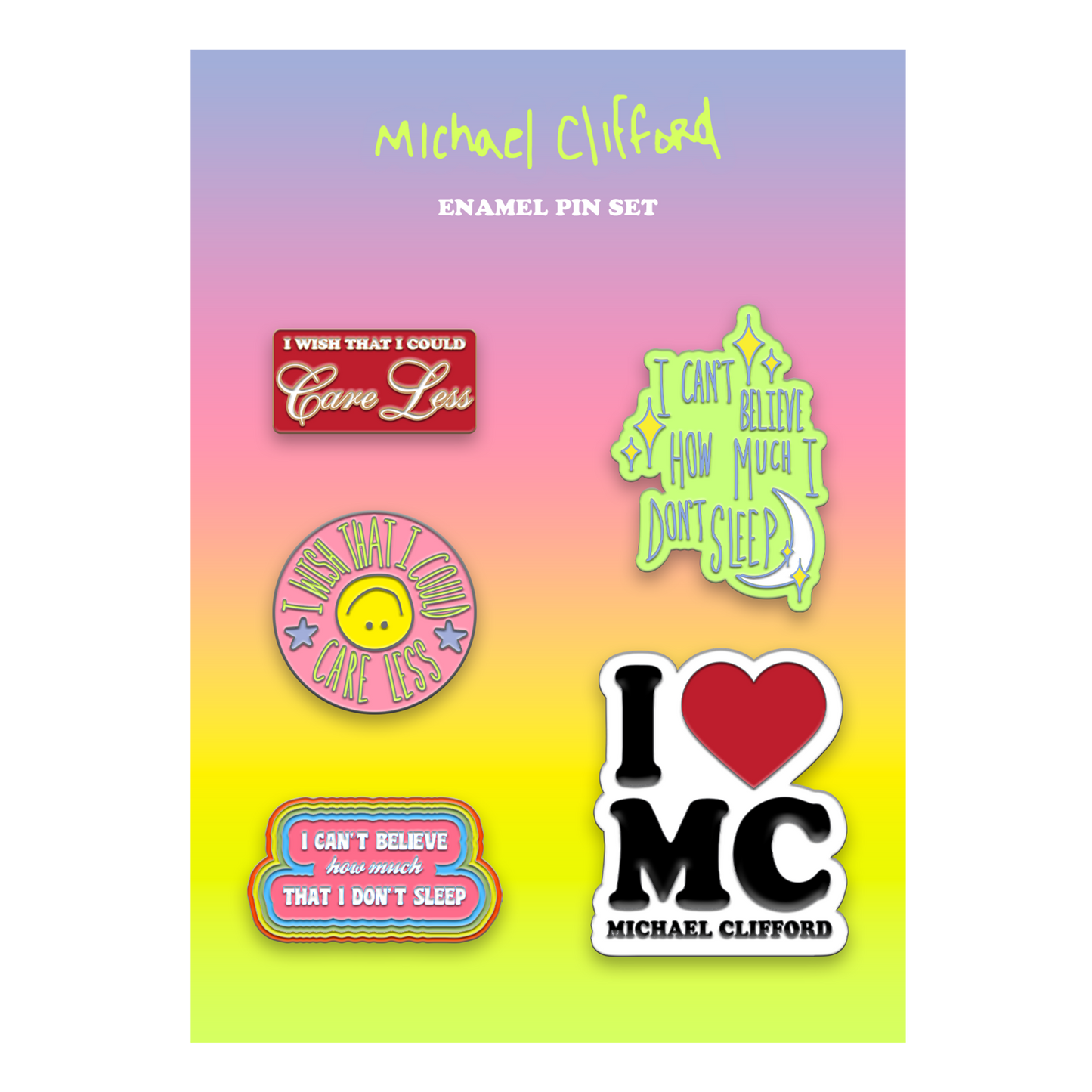 5 Piece Pin Set