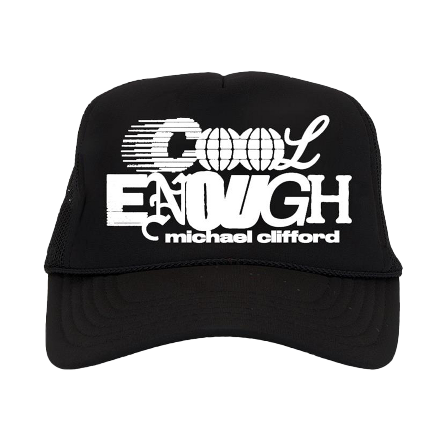 Cool Enough Black Trucker Hat