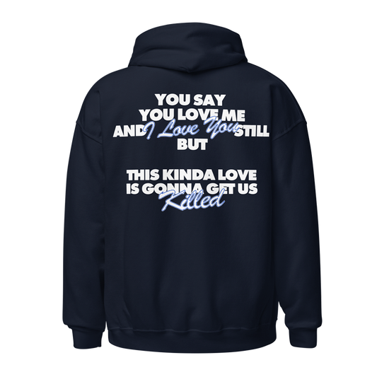 Remember When Navy Blue Lyric Hoodie