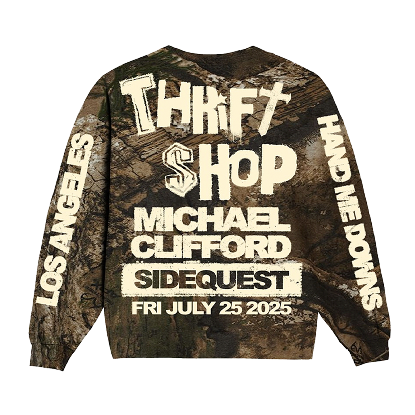 Thrift Shop Camo Long Sleeve
