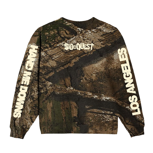 Thrift Shop Camo Long Sleeve