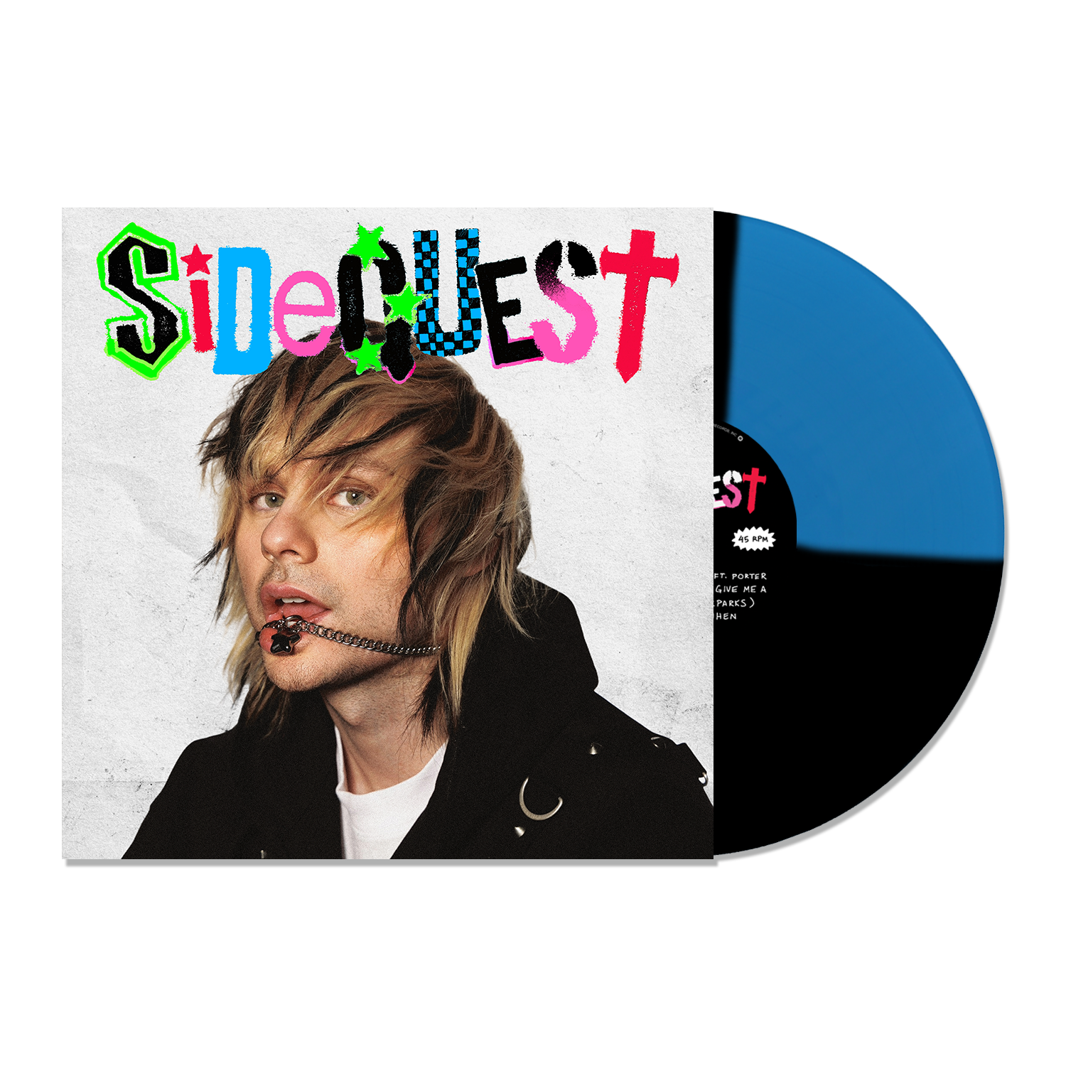 Sidequest Black & Blue Quad Deluxe Vinyl