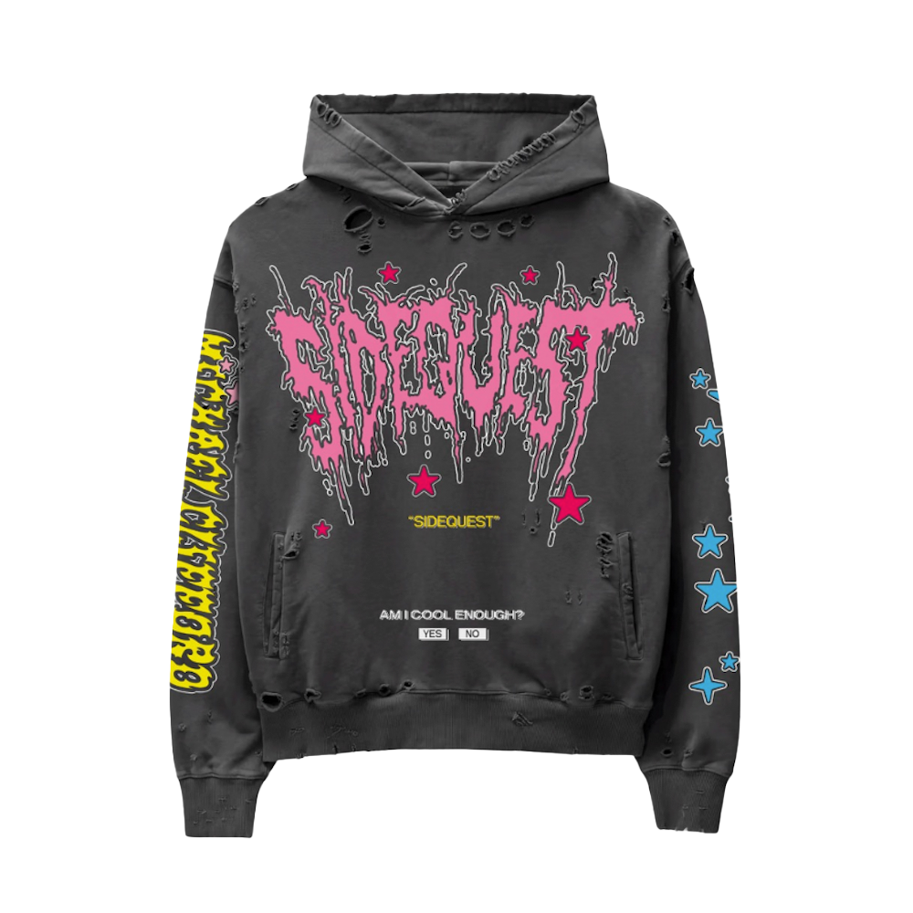 Sidequest Distressed Hoodie