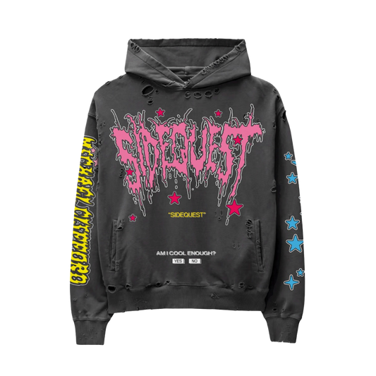 Sidequest Distressed Hoodie